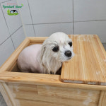 편백하우스 강아지 반려동물 욕조 편백나무 목욕탕 가정용 스파 통원목 : 광주 편백하우스