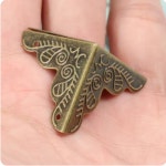 복고풍 스타일 엔틱 코너 모서리 금속 꺽쇠 장식(A0284) : 용천삼리