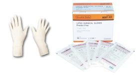 더블세이프(가주헬스케어) - 멸균 일회용 수술용 글러브PF Best fit / Powder Free : 의사닷컴