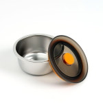 청평 원형 280ml 스텐 밀폐반찬용기 스텐반찬통 : 청평상회