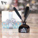 [몬딱] 블랙 깃털 디퓨저세트 방향제 핸드메이드 인테리어소품 선물포장 : 몬딱