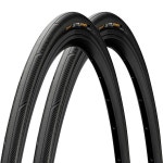 Continental(콘티넨탈) Ultra Sport 3(울트라 스포츠 3) Black/Black 700x28C FB 로드용 클린처 타이어 2개 세트 : 동원물산