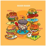 분식 식당 초밥 스시 일식 햄버거 케익 디저트 김밤 비빔밥 찌개 김치 한식 파르텔 벽지 시트지 롤스크린 : 으뜸데코