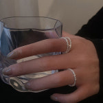 스파클링 체인 실버925 은반지 : 하이유니 Hi-Yuni