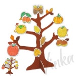빈카 주렁주렁 가을열매 나무 5인용 어린이집미술재료 유치원교구 어린이집미술용품 : 빈카몰