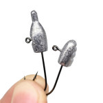 반원형 볼락 전갱이 지그헤드 4개입 갈치 루어 1g : 통큰낚시