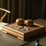 시합 장기 고급 나무 바둑알 바둑판 세트 장기판 중국 경로당 기원 바둑판+바둑병+단면구름 : 미듬팜직구