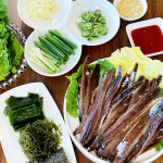 포항 구룡포 과메기 5미 10미 야채세트 손질 꽁치 청어 제철 쫀득한 : 맑은 자연을 담은 삼흥식품
