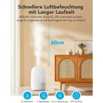 초음파식 가습기 GoveeLife 조명 기능+저소음, 알렉사 구글호환 가습기, 3L : 트레이더스 나인