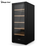 매직쉐프 와인셀러 87병 203리터 저소음 컴프레셔냉각 대용량 와인 냉장고 : 스마트 세상