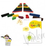 빈카 창의수학 Step1-2 수막대 교구+교재 유아 수학교구 놀이 퍼즐 입체도형 : 빈카몰