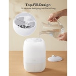 초음파식 가습기 GoveeLife 조명 기능+저소음, 알렉사 구글호환 가습기, 3L : 트레이더스 나인