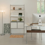 고트 수납장 4단 벽선반장 월 캐비넷 미드센츄리 모던 인테리어 장식장 (기본형) : 레트로 하우스