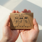 종이원단 나만의 카드지갑 꾸미기 DIY 무지 명함지갑 : 글꼴아트샵