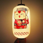 일본흥등 인테리어 이자카야조명 소품 등갓 베이지 수천 금25x50 : IRIYA