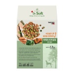 더독 닥터소프트 치킨&장건강 노령용 야채식이섬유 말랑한 반습식사료 1.2kg : 티키태카