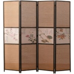 대나무파티션 병풍 중식당 거실 170X50CM 일자형 200CM 동양 장식 입구 일본식 : 캐시우