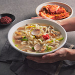 군산 엄마손 보리칼국수 10인분(면10팩+소스 동봉) : 군산원예농협