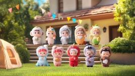 [해이원코리아]Heyone-굿 프렌즈 코스튬 파티 시리즈 피규어(낱개)9개 주문시 풀박스 배송 : 해이원코리아 스토어