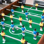테이블 축구게임 미니 당구 놀이 미니게임 더블 대형 푸스볼 선물 : trioplus