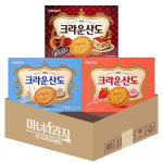 크라운산도 3종2개씩 밤티라미수 + 크림 + 딸기 (각161g) : 조조점빵
