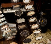 오래된 프레임 빈티지 다꾸 스티커 : 오즈도로시