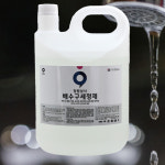 배수구 세정제 3.78L 1개 하수구배관 머리카락 이물질 식당 목욕탕 욕실 싱크대 석회제거제 막힘 : 청원상사