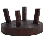 미니 스툴 낮은 나무 원목 우드 화분 어항 다용도 받침대 : 뿌니보스