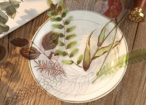 비밀의 단어 빈티지 다꾸 PET 스티커 스머프 마을 단지 1A3 : 숲의 정원
