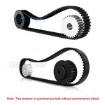 HTD 고무 아크 톱니 타이밍 벨트 피치 길이 411 414 417 420 423/426 : 시티 라이프