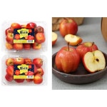 미니 별사과 1kg x 2팩 제철과일 영주 국내산 신품종 고당도 아삭아삭 과일 간식 : 슈거로프