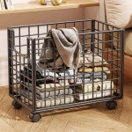 운동기구정리함 랙 수납 거치대 카트 블랙 보관함 44x28x35cm : sunny마켓