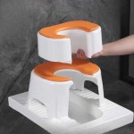 푸세식 변기 의자 좌식 변좌 재래식 화장실 간이 의자 휴대용 낮은 변기 화변기 : 나는 몰