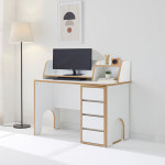 1200드라마 디자인책상 남편 서재방 공간활용책상 다용도 넓은책상 : 김씨가구점