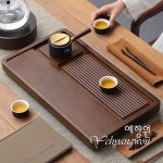 [다도 차 트레이] 예향원 천연 중죽 원목 배수식 티트레이 차판 T-7341 : 예향원