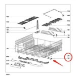 수입 식기 세척기 바구니 바퀴 G7410 가구 액세서리 : 오션트래버스