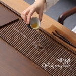 [다도 차 트레이] 예향원 천연 중죽 원목 배수식 티트레이 차판 T-7341 : 예향원
