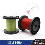 초미세 FEP 와이어, 10 ~ 100m, 스크롤 없음, 40, 36, 34, 32, 30, 28/26 AWG PTFE 플라스틱 솔더, 고전도성 구리 라인 : 무역의길 인터내셔널