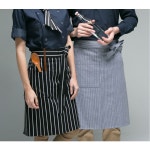 허리형 Medium 줄무늬 앞치마 / 식당 주방 작업용 급식실 어린이집 미술 공방 청소 : 주식회사대원코퍼레이션