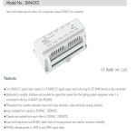 DMX 신호 분배기, DMX512 증폭기 리피터 작업, 마스터, LED 램프 이동 헤드 라이트용, 최대 0.5A, 6 웨이, , DMA2X3 12-48VDC : 무역의길... 