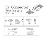 하우징 54MM 단자 10/20/30 2 커넥터 핀 플러그 2R SM 세트 54 M 피치 JST 2P SM2 : 지브릿지G