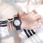 비아워게스트 대형 아날로그 저소음 학생 손목시계 : Kolorfull