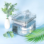 [무배]엔펫정수기 투명 반려동물 저소음 강아지 고양이 정수기 3L : 페톰스