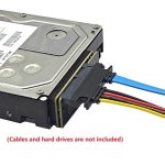SATA-SAS 확장 카드 어댑터, 2.5 인치 3.5 인치용, 6Gbps SATA (7 & 15)22 핀 수-SAS 29 암 : 무역의길 인터내셔널