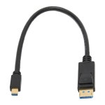 미니 디스플레이 포트 8K 케이블, 60Hz, 4K, 144Hz, 32.4Gbps, 양방향, 30cm 길이 : 무역의길 인터내셔널