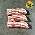 직통미트 한돈 두꺼운 삼겹살 생삼겹살 냉장, 1kg, 2개 : 직통미트
