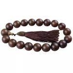 나무 염주 사이즈 불교 액운 비즈 액막이 팔찌 행운 108 백단 A.15MM 28개 : 디노샵.