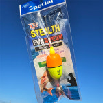 소세지찌 간편채비 스텔스 원형3호 EVA 세트찌 원투낚시 흘림낚시 방조제 양어장채비 : 도원피싱