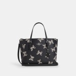 코치 몰리 토트백 25 보우 프린트 CY648 SVA47 Mollie Tote Bag 25 With Bow Print : 엘로라민트
