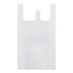 시장 마트 배달 봉투 백색 손잡이 재활용 비닐 쓰레기봉지 80L, 100매, 1개 : 봉투야닷컴